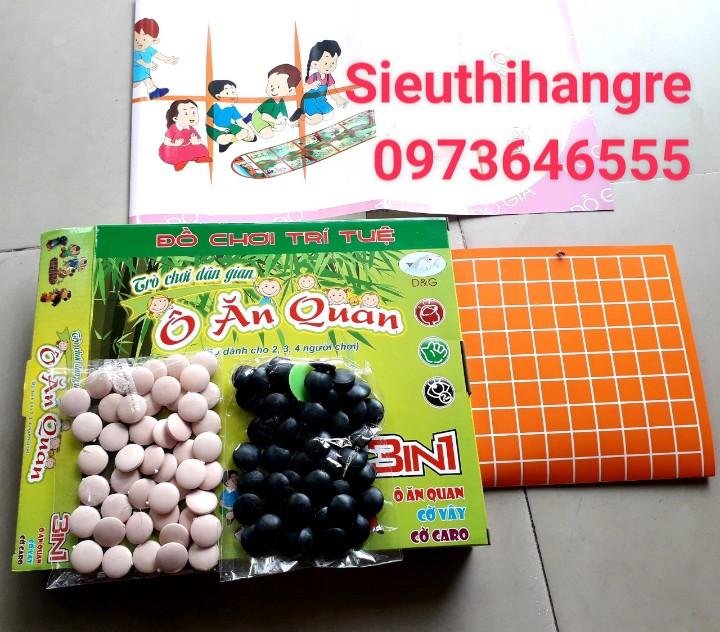 Trò chơi cờ ô ăn quan 3 trong 1