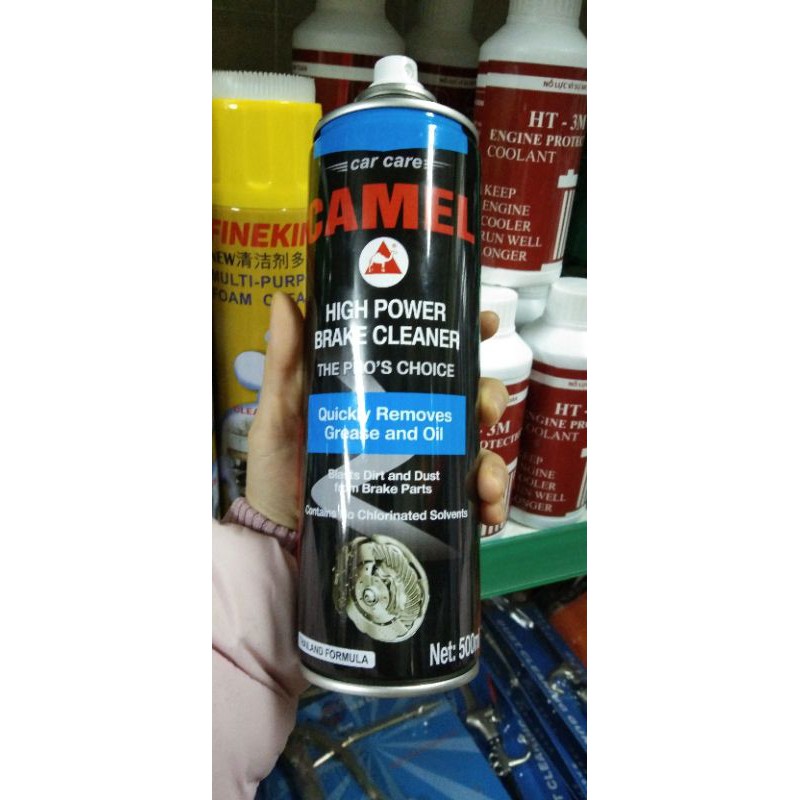 Camel vệ sinh má phanh động cơ rỉ sét dầu mỡ