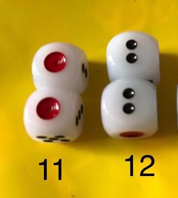 Xí ngầu 4 viên - 11ly+12ly