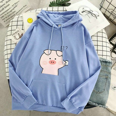 Áo hoodie lợn bẹo má DTR1119