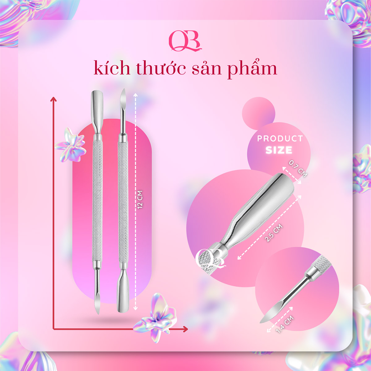 Cây sủi da (cây đẩy da) 506 nhỏ cây đẩy da chết 2 đầu