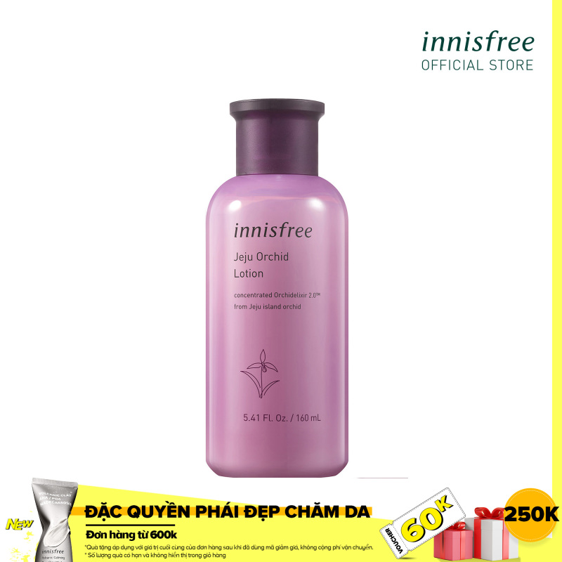 Sữa dưỡng ngăn ngừa lão hóa sớm từ hoa lan Innisfree Jeju Orchid Lotion 160ml giá rẻ