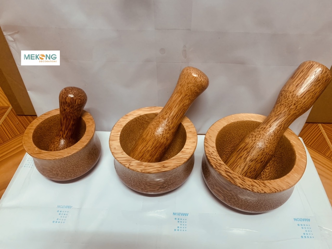 Bộ cối chày gỗ dừa đại