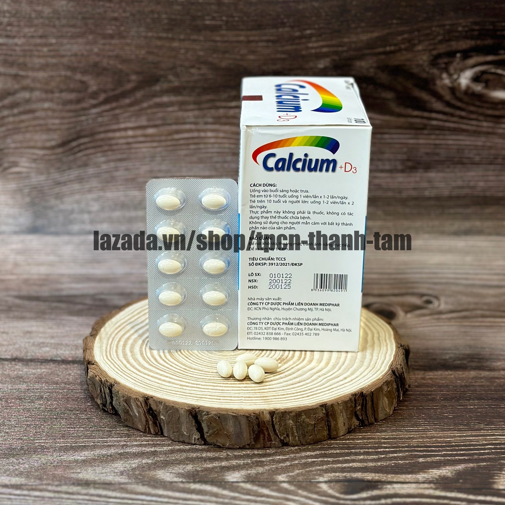 Viên uống ALCIUM NANO LIQUID bổ sung canxi vitamin và các khoáng chất cần thiết – Hộp 100 viên ( vỈ )