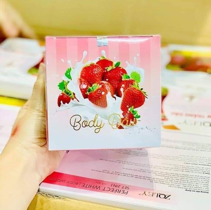 Kem trắng da Body Dâu Zoley 200gr