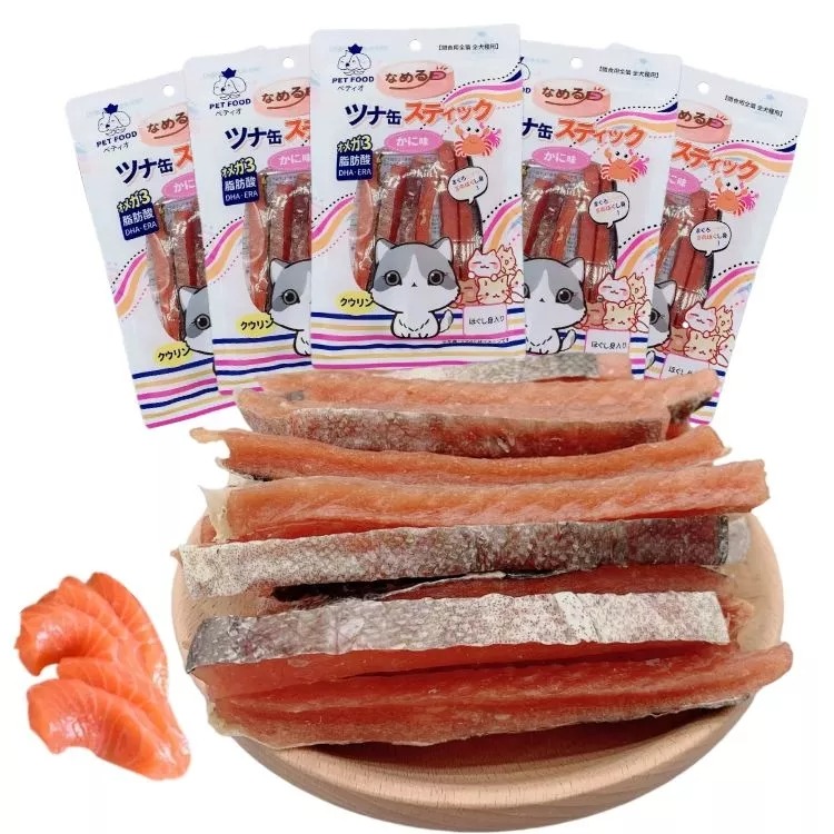 Thức ăn mèo cá hồi sấy khô -