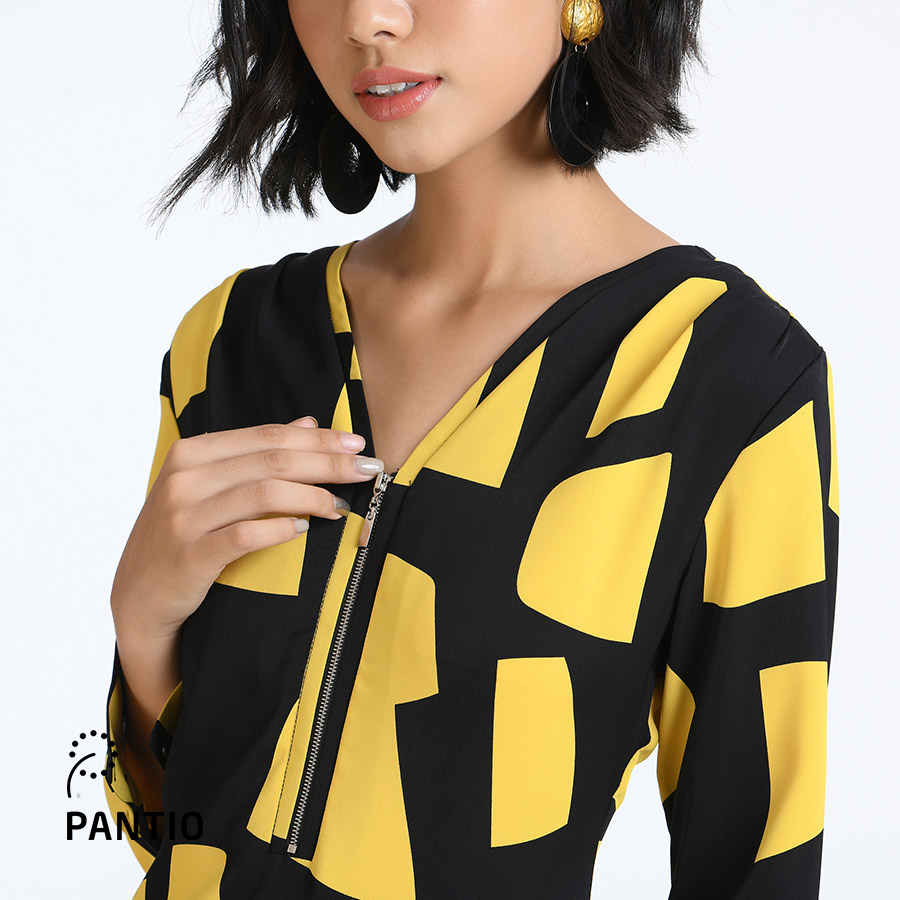 Đầm công sở kéo khoá thời trang FDC52621 - PANTIO
