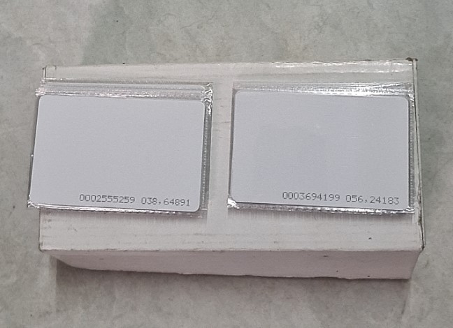 bộ 10 thẻ chấm công từ 0.8mm 18 số