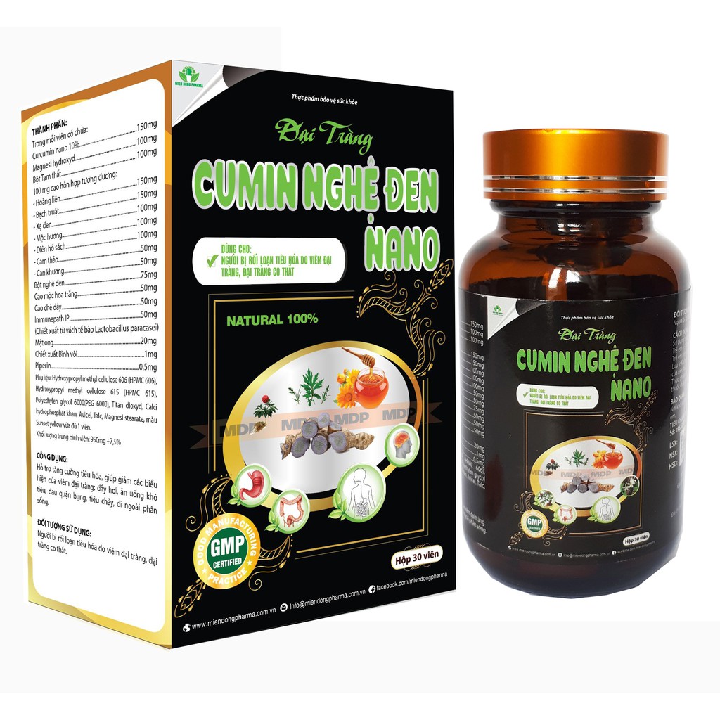 Đại Tràng Cumin Nghệ đen Nano