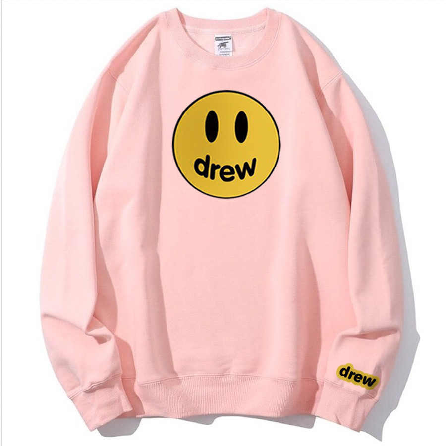 Sweater drew hottrend, áo tay dài chất liệu nỉ bông dày,áo sweater drew của jusstin bieber big size tối đa 140kg