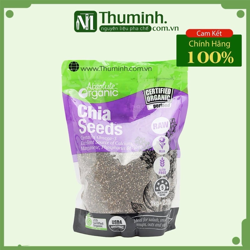 Hạt Chia Úc Absolute Organic- 1Kg