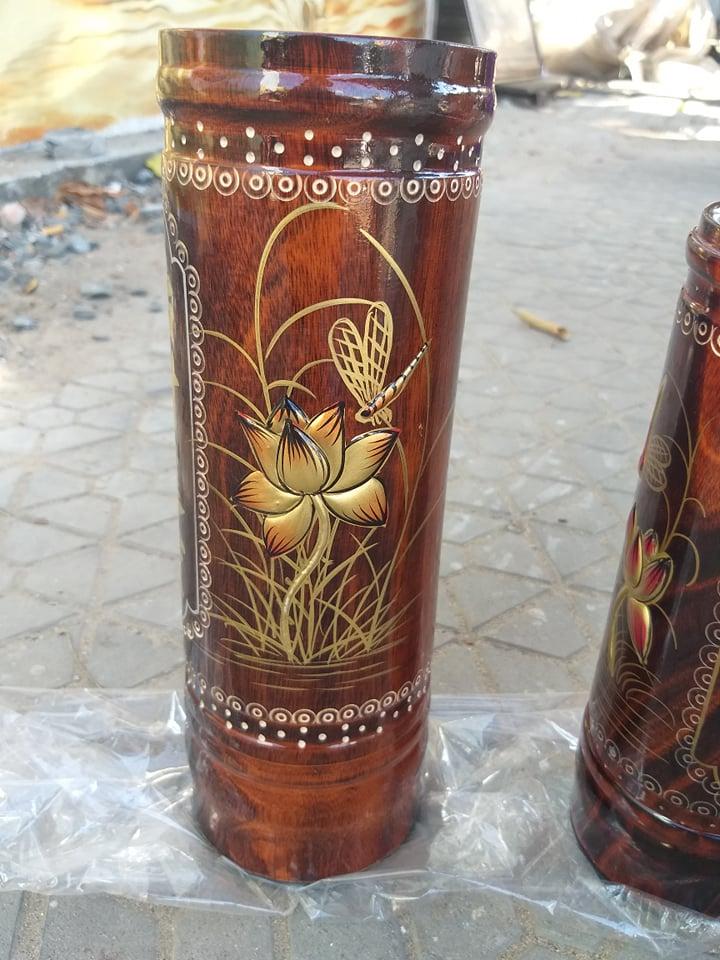 Ống đựng nhang gỗ cao 25cm