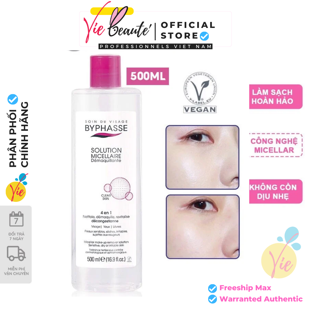 Nước Tẩy Trang Dành Cho Mọi Loại Da Byphasse Solution Micellaire