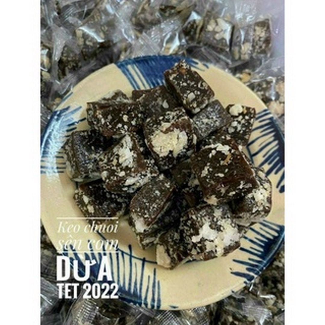 Kẹo Chuối Cơm Dừa - Siêu Ngon 100G
