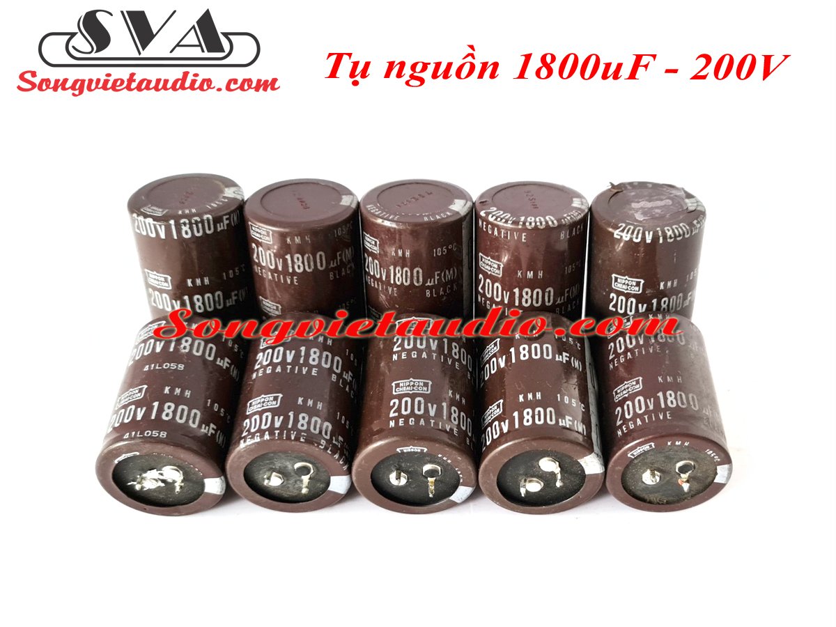 TỤ NGUỒN 200V 1800 uF - 1 TỤ