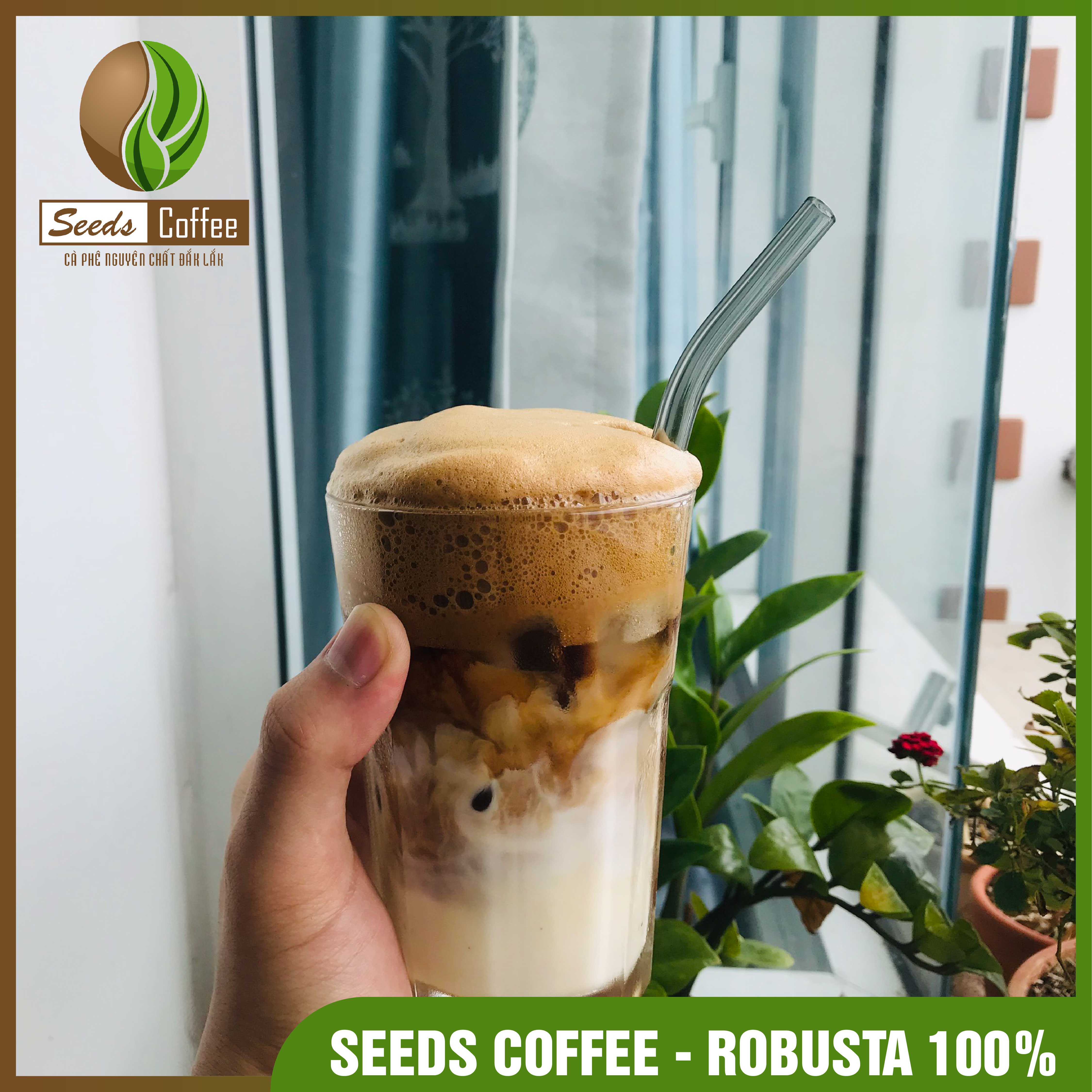Cà phê rang xay nguyên chất Đắk Lắk Robusta