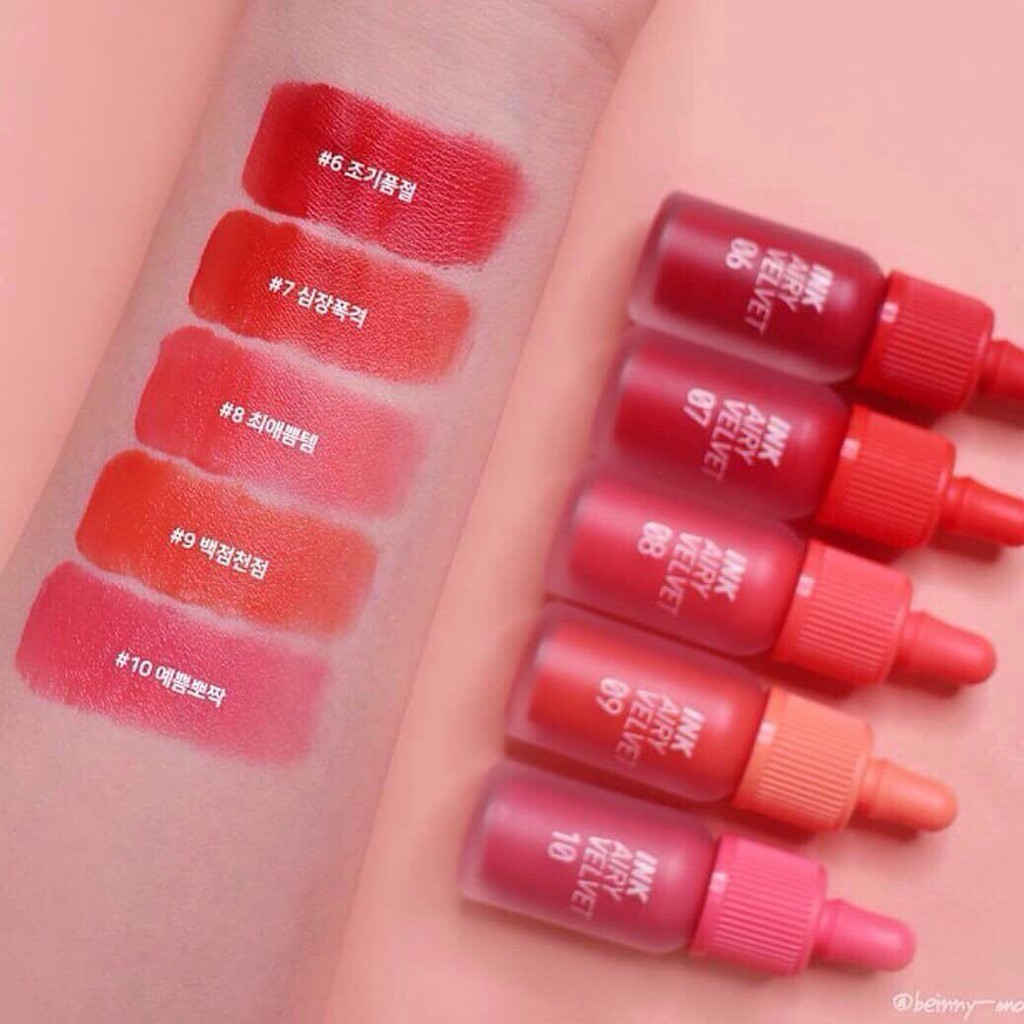 [HOÀN TIỀN 15%]Son kem Peripera Ink Airy Velvet Tint