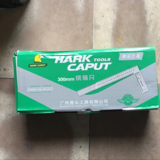 Thước Ke Vuông Inox 30cm Caput