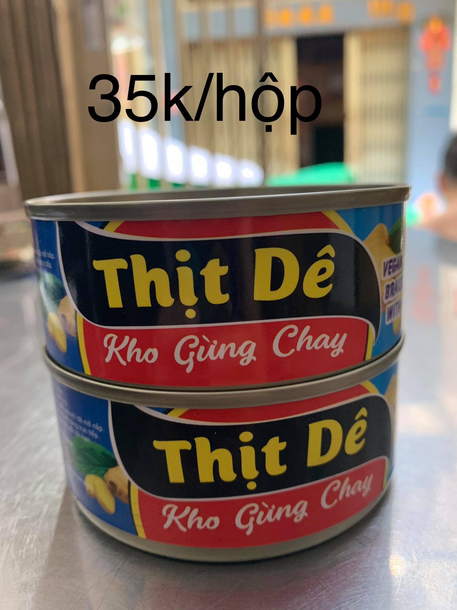 Thịt dê kho gừng chay - hộp 140g