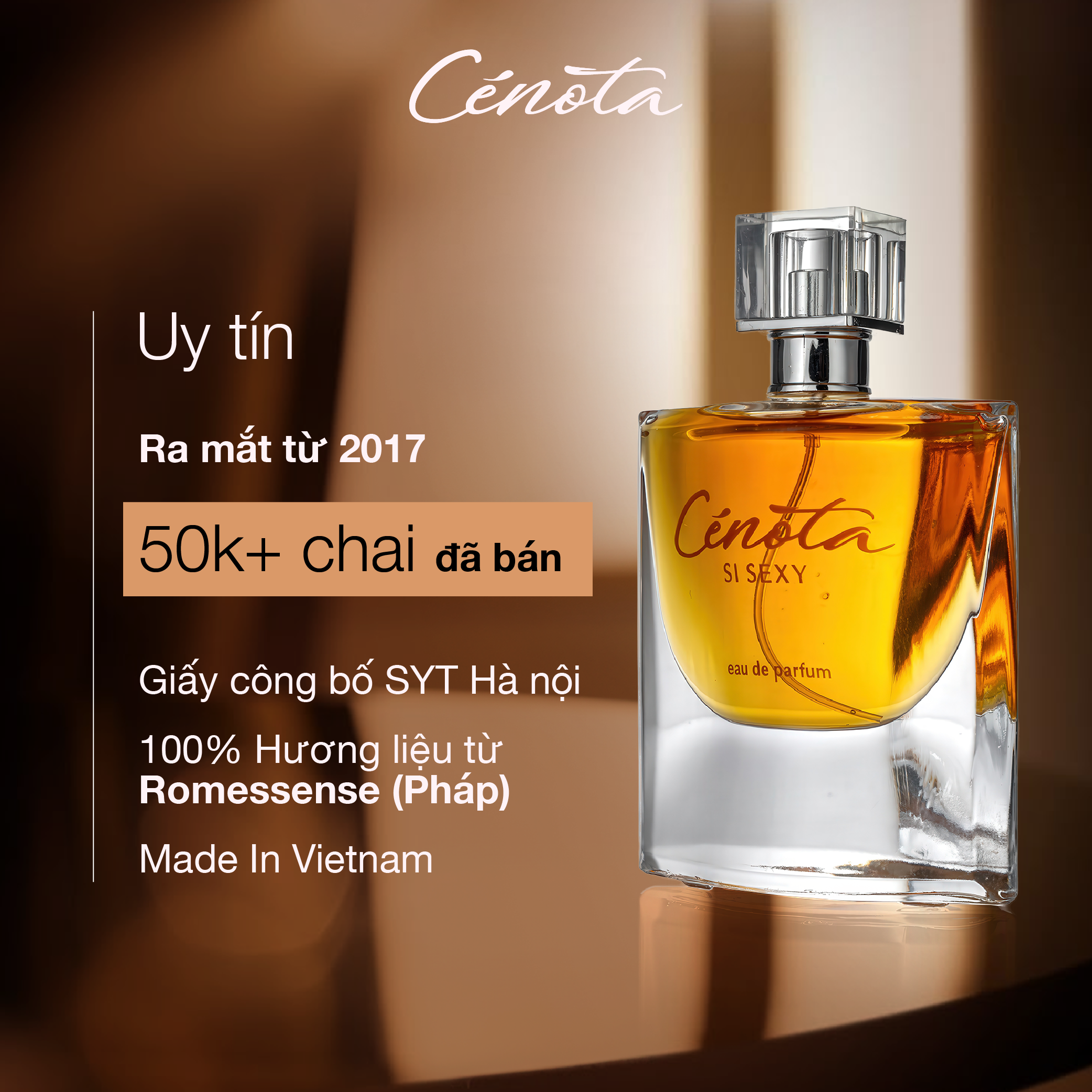 Nước Hoa Nữ CENOTA Si Sexy Good Girl 75ml, Quyến rũ, Nữ tính, Ngọt ngào