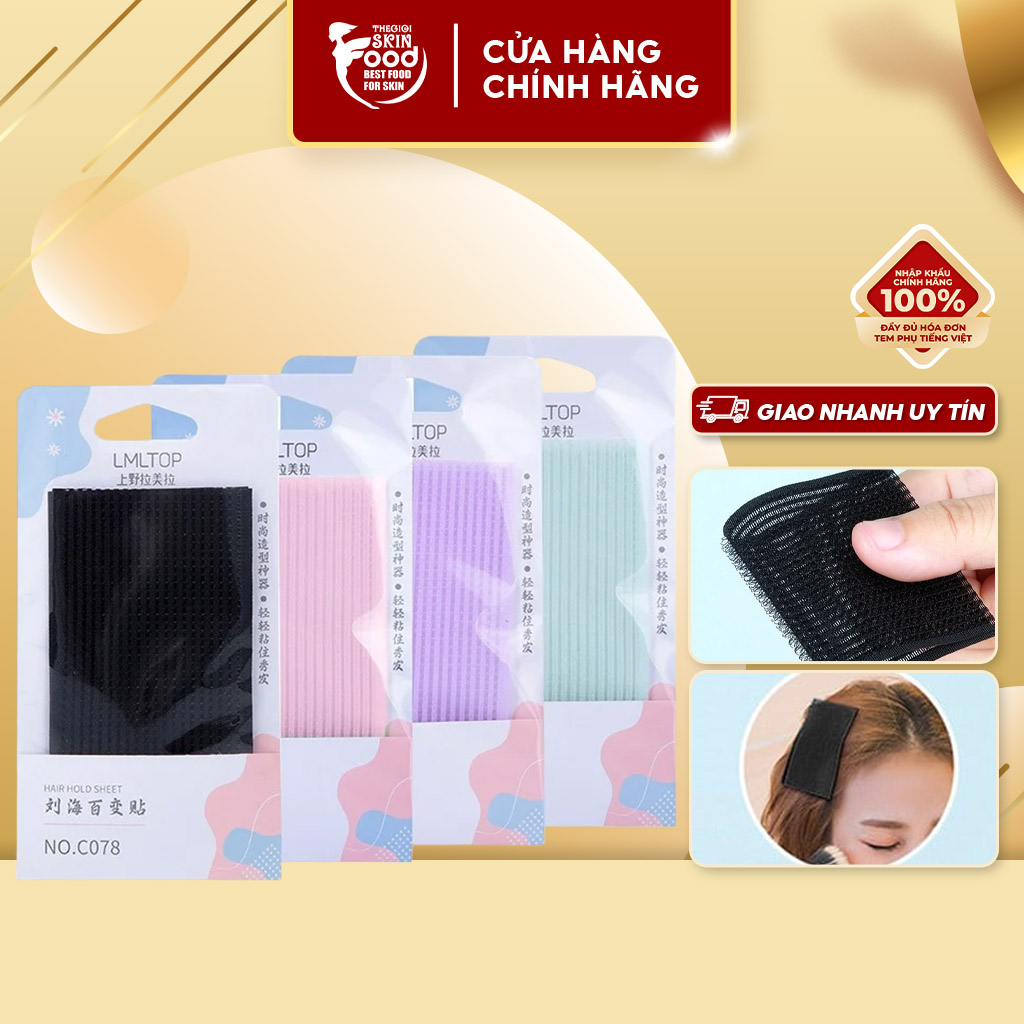 Miếng dán tóc mái tự dính giữ tóc gọn gàng lmltop c078