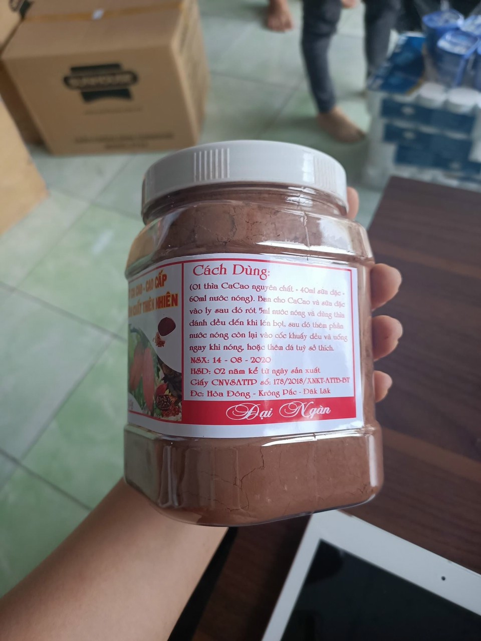 Bột ca cao nguyên chất 500g