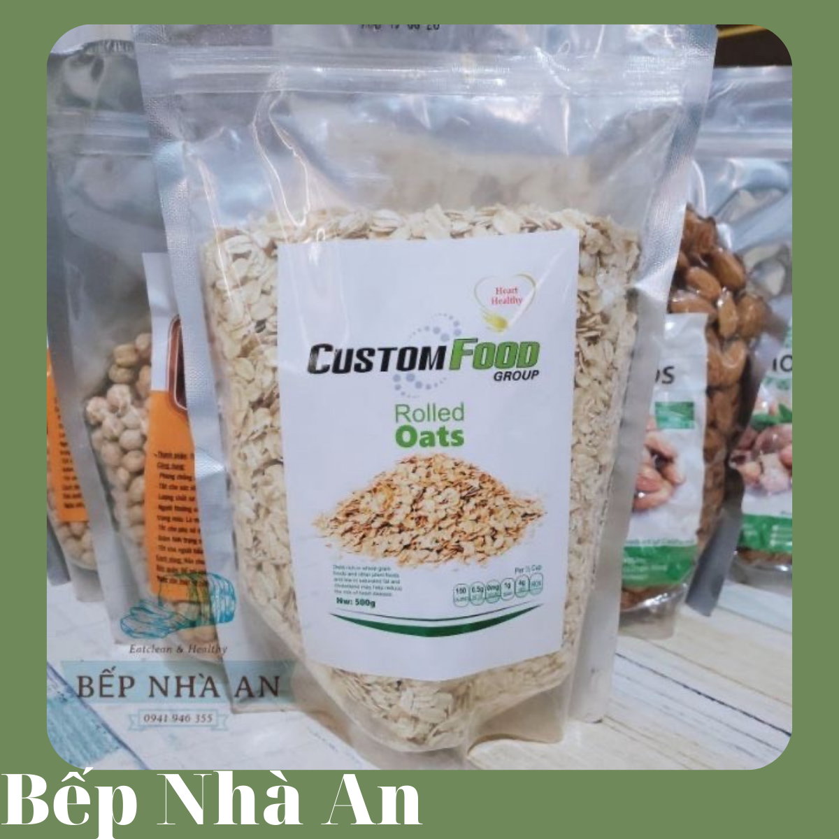 Yến mạch cán dẹp Úc - 500g
