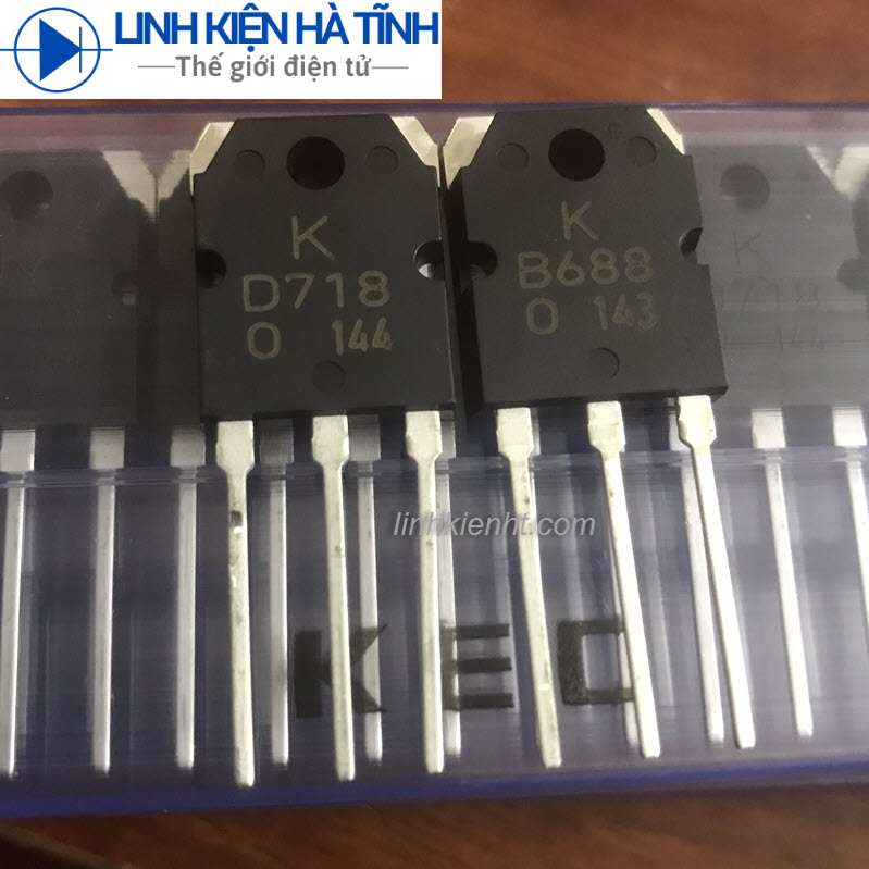 Cặp B688 D718 IC khuếch đại âm thanh chính hãng KEC mới (GIÁ 1 CẶP)