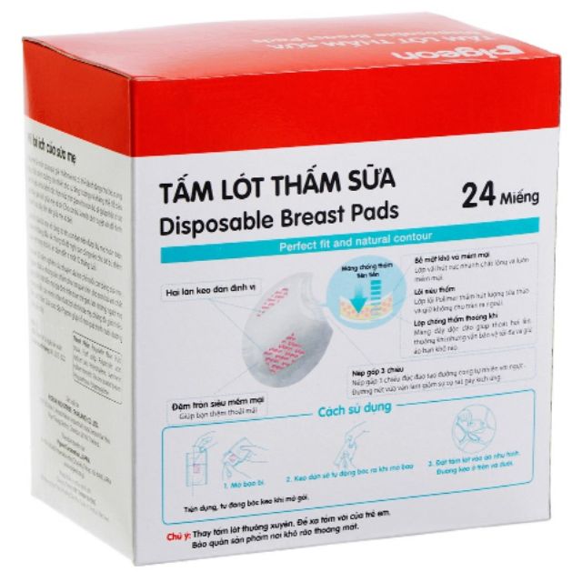Miếng lót thấm sữa Pigeon - Hộp 24 miếng