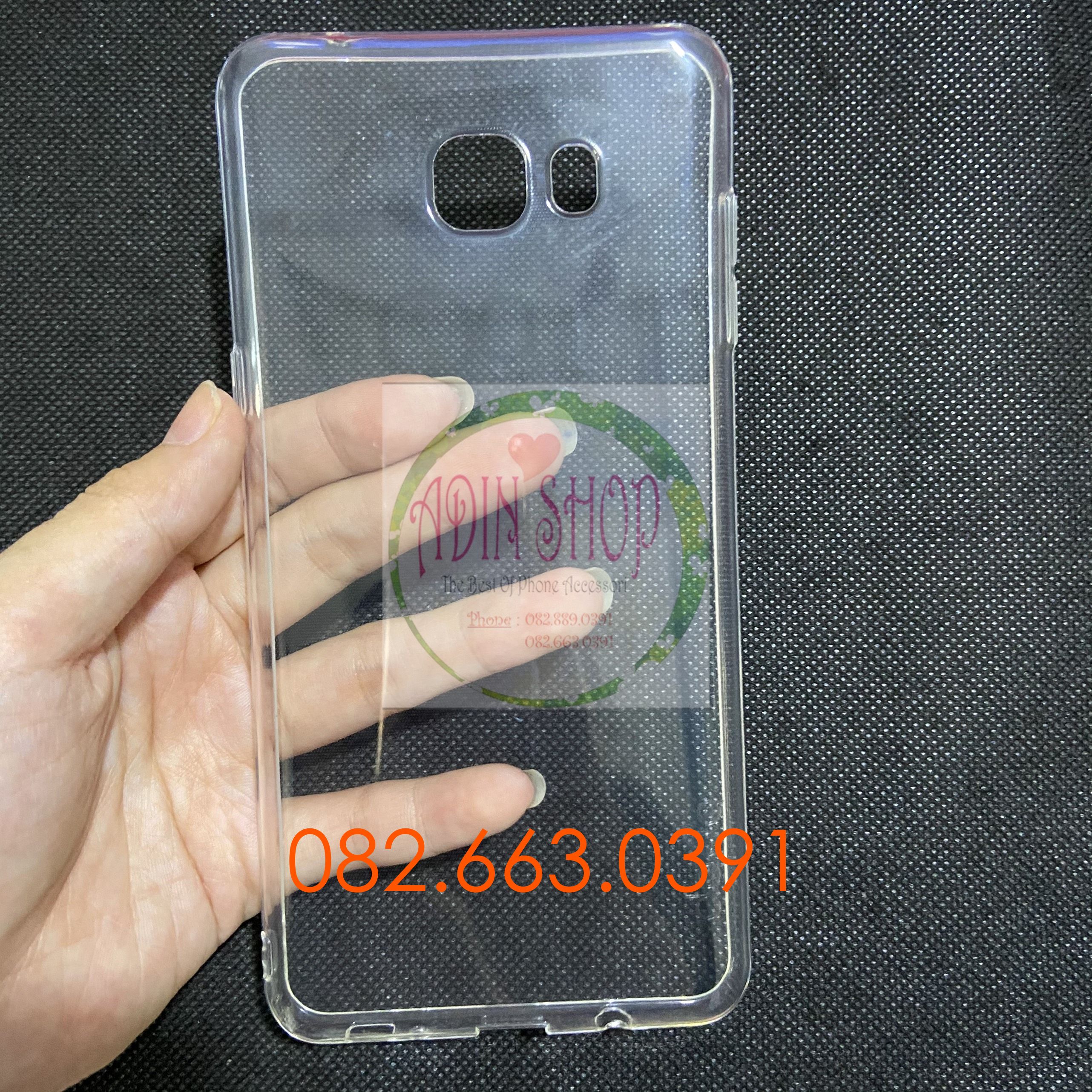 Ốp lưng Samsung C9 pro dẻo trong nhám, trong suốt