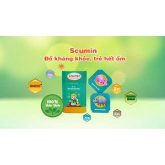 [ Quà Tặng Hấp Dẫn ] Scumin - Đề Kháng Khỏe Trẻ Hết Ốm Hộp 20 gói