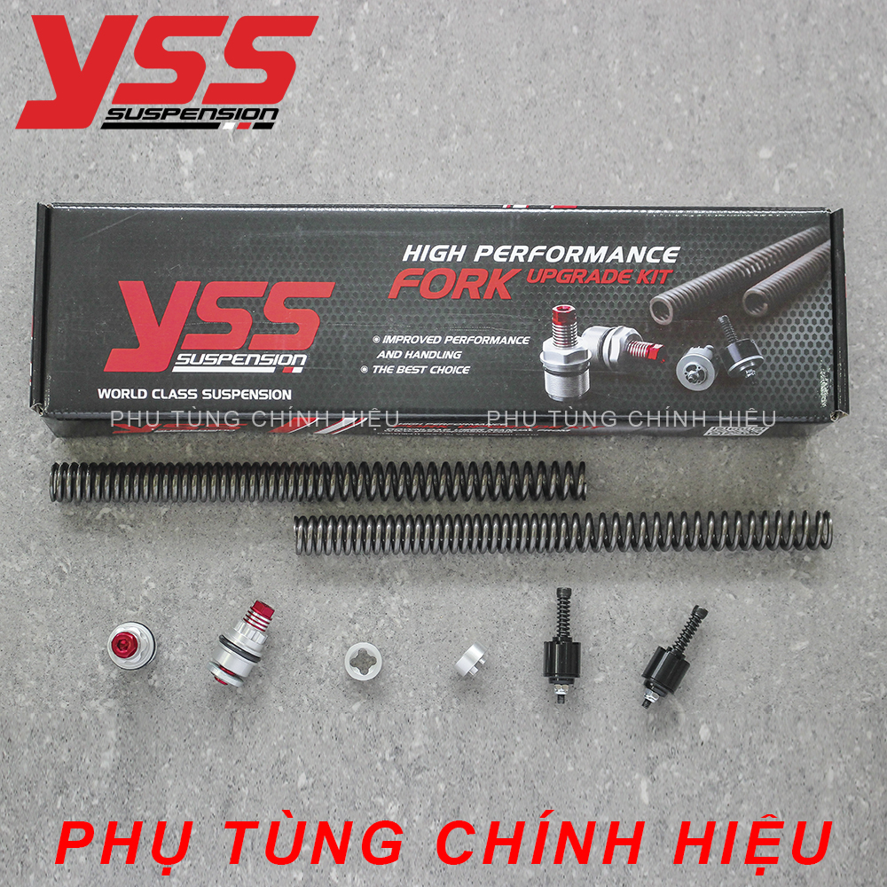 Bộ nâng cấp phuộc trước YSS Yamaha Exciter 150, NVX 155, Fazzio 125 Y-FCC21-KIT-04-004 - 100% Hàng chính hãng