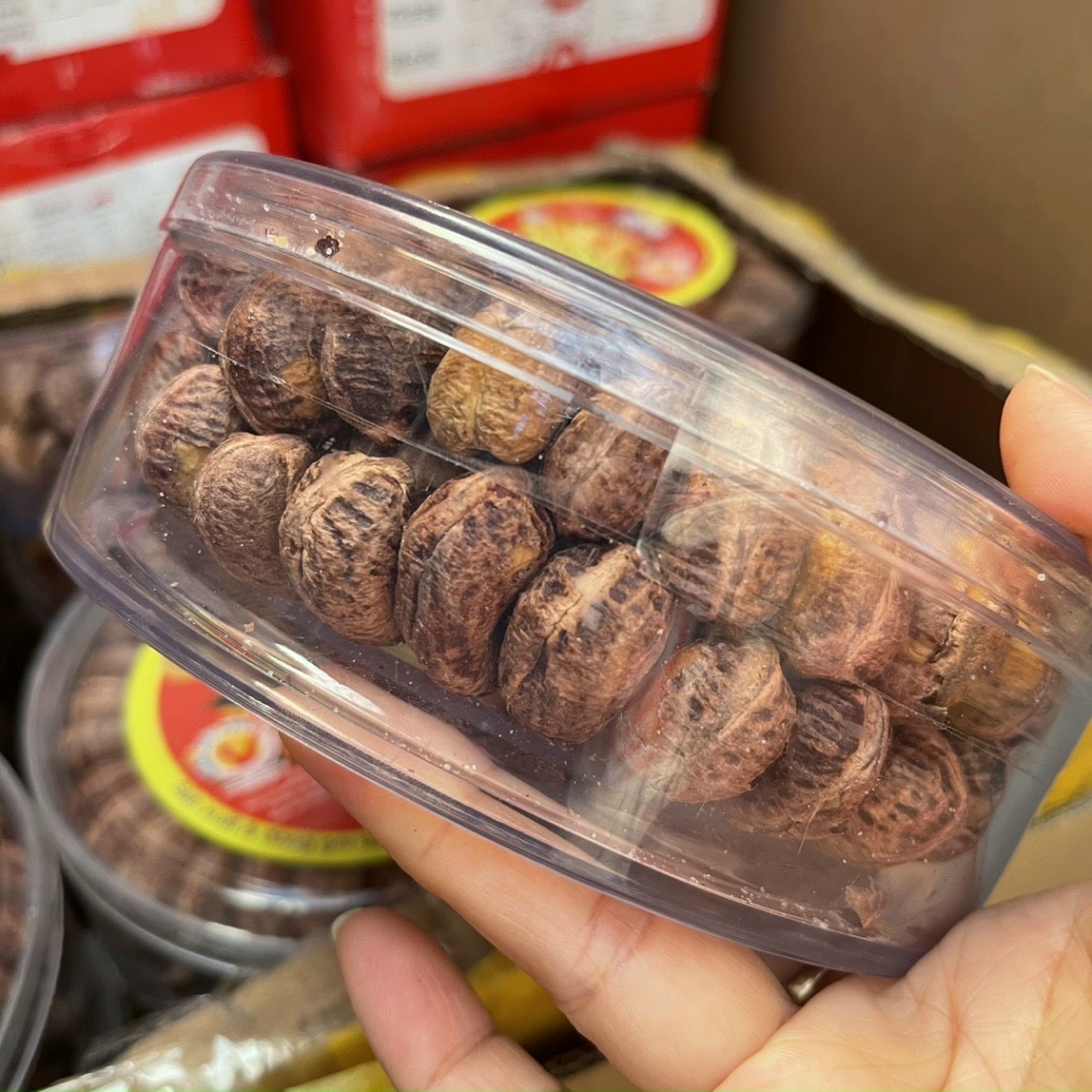 [Hàng chuẩn Loại 1] Hạt điều rang muối Bình Phước Hột điều lụa rang - Hộp 500gram