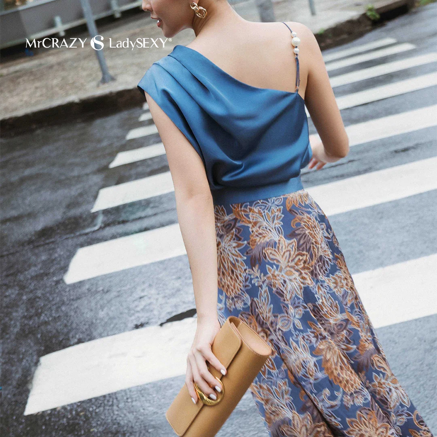 Friday Silk Midi Skirt