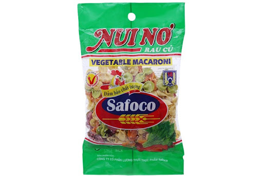 [COMBO 2 GÓI NUI] Nui Nơ Rau Củ 200 Gram Safoco