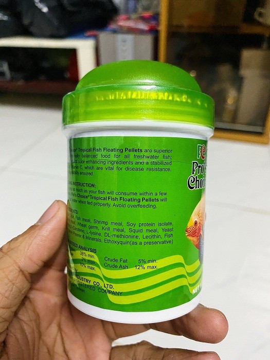 THỨC ĂN CÁ ALI, SẶC, PHƯỢNG HOÀNG TROPICAL FISH PRO CHOICE 75G