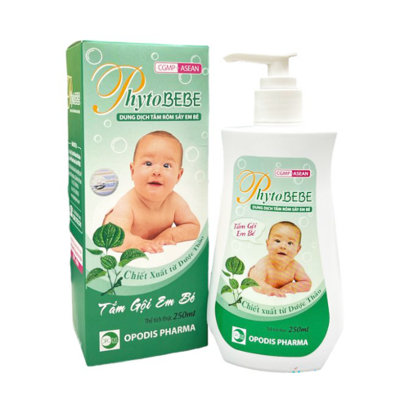 Sữa tắm gội rôm sẩy cho bé phytobebe