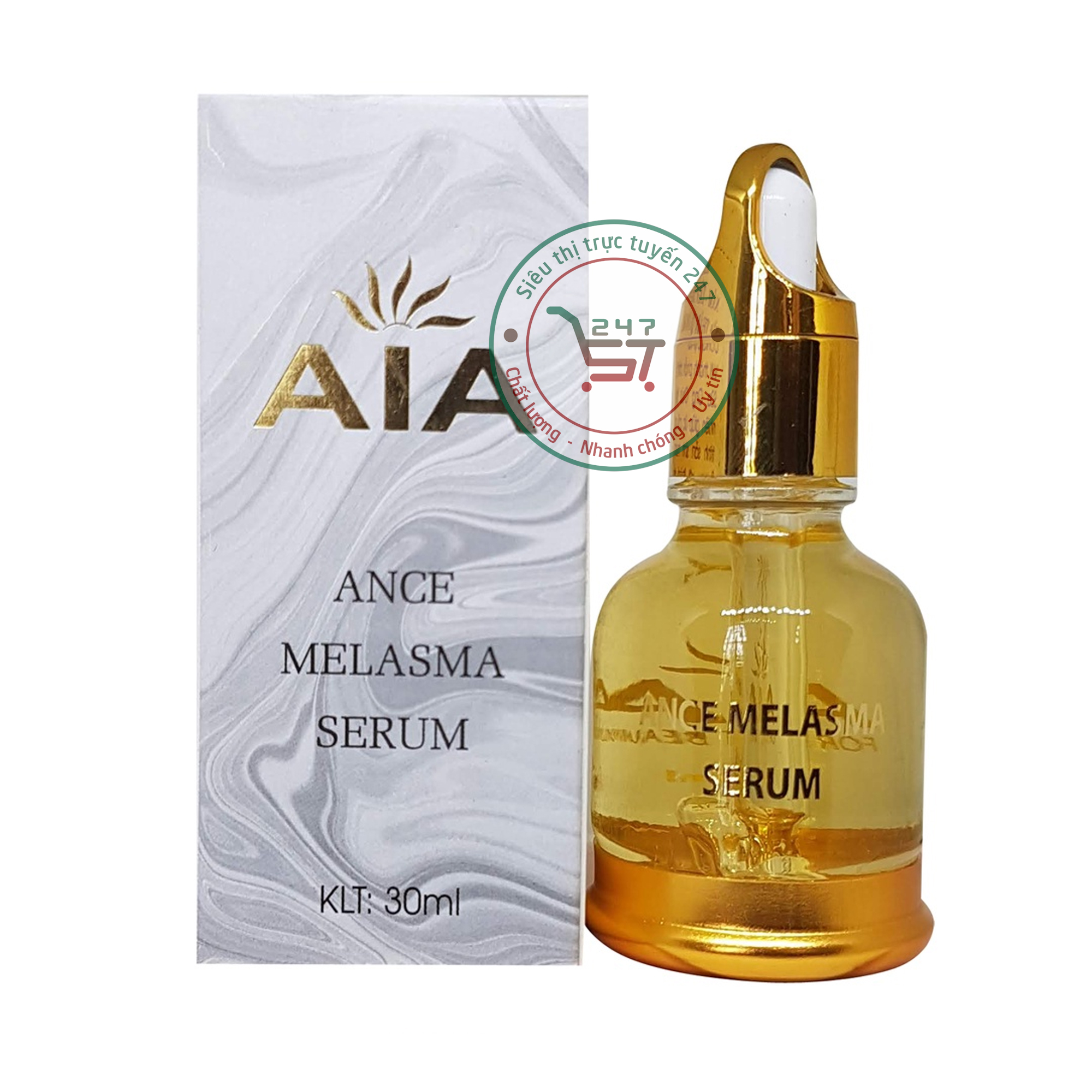 Serum Nám Tàn nhang Ngừa thâm quầng mắt AIA 30ml (trắng-vàng)