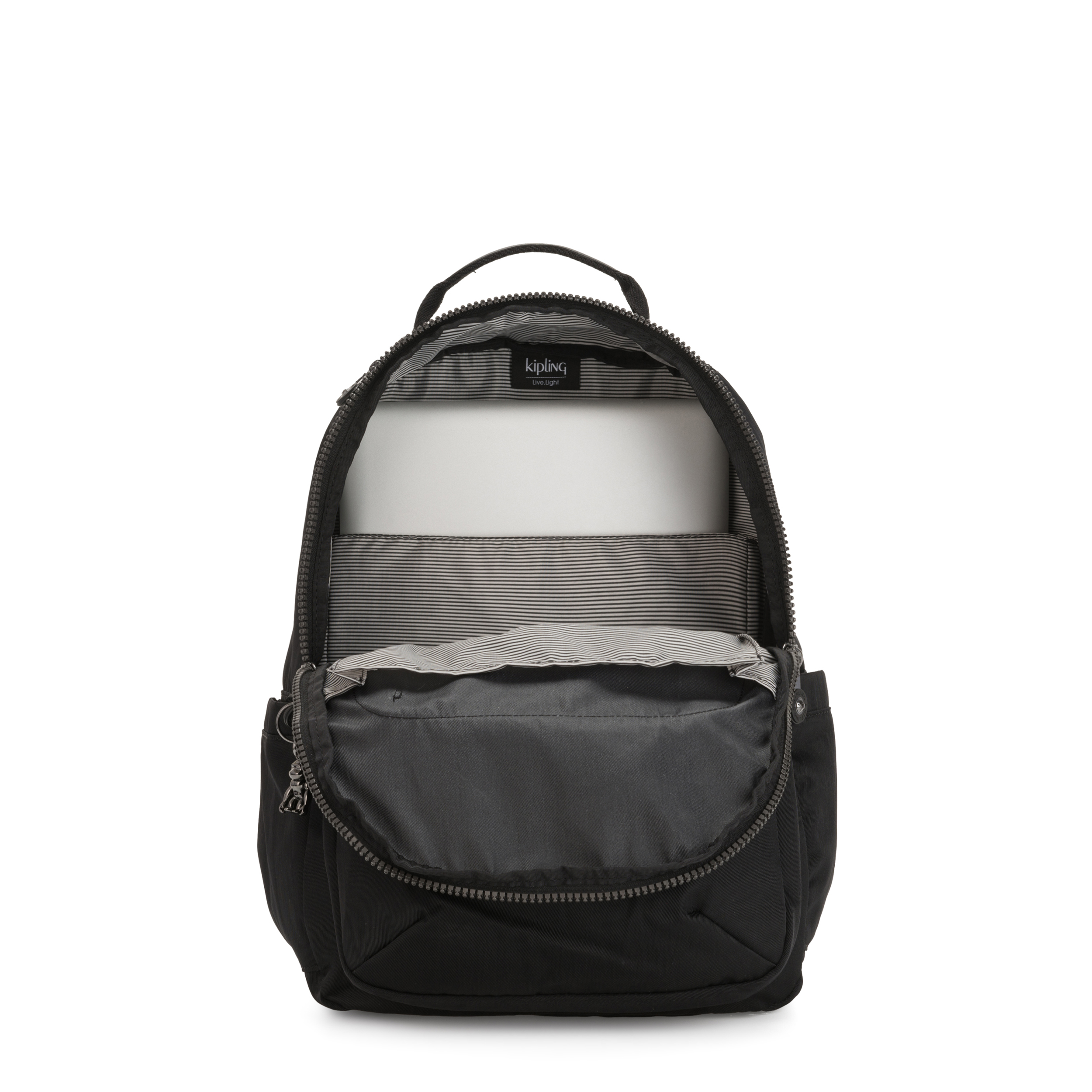 Kipling Balo Seoul - Rich Black/ Almost Grey - HUKI4744