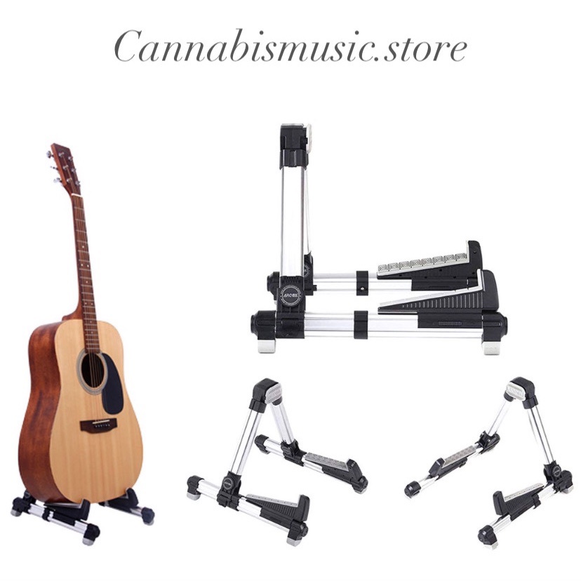 Aroma AGS-08 Giá Để Đàn Guitar, Ukulele, Violin, Mandolin (Loại gấp nhỏ gọn AGS08 Stand - Kệ chân đỡ chữ A) -