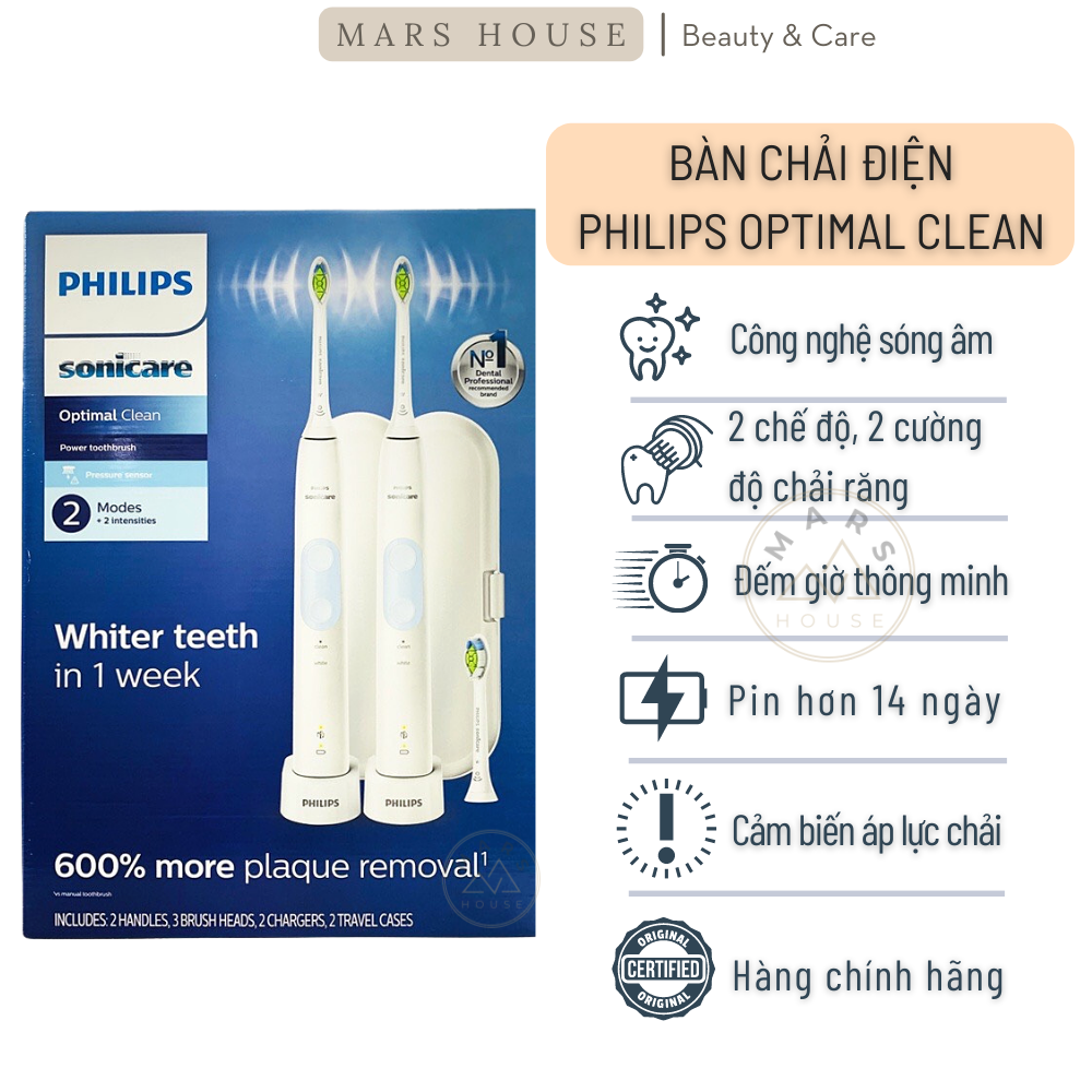 Philips Sonicare Optimal Clean Electric Toothbrush