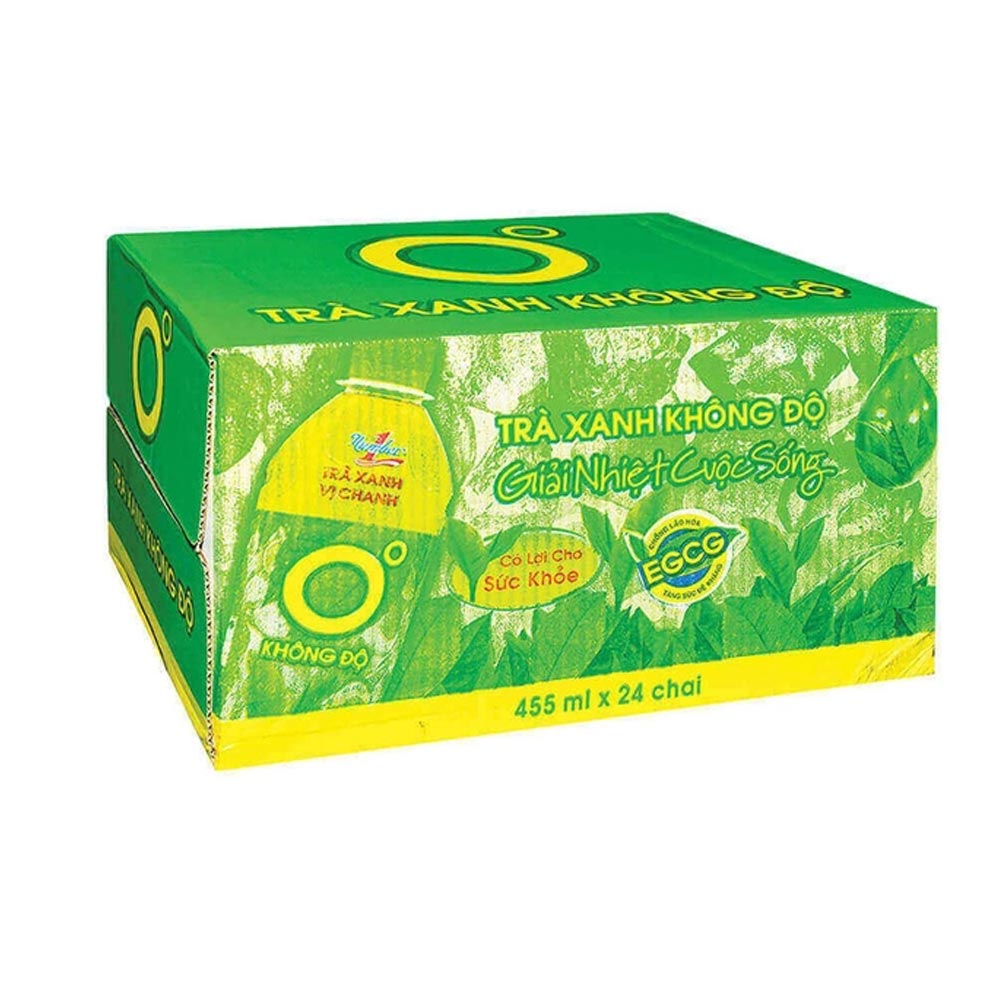 Trà xanh 0 độ 455mL