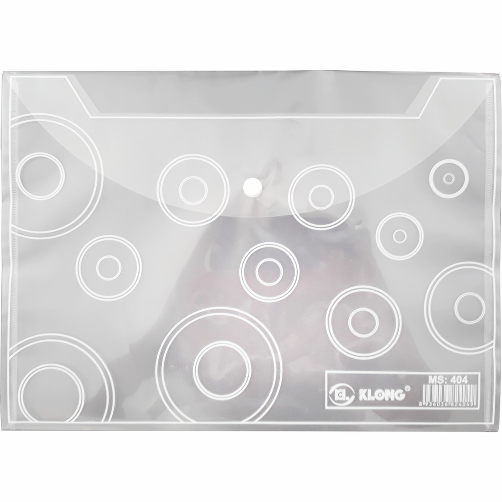 Túi Clear Bag A4 độ dày 0,08 mm; MS 404 - khách sỉ ib