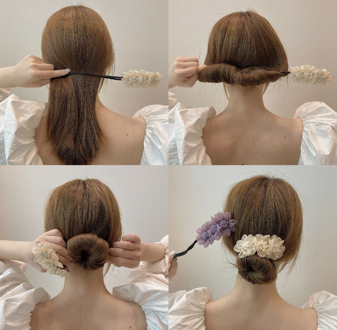 Thanh Búi Tạo Kiểu Hình Hoa