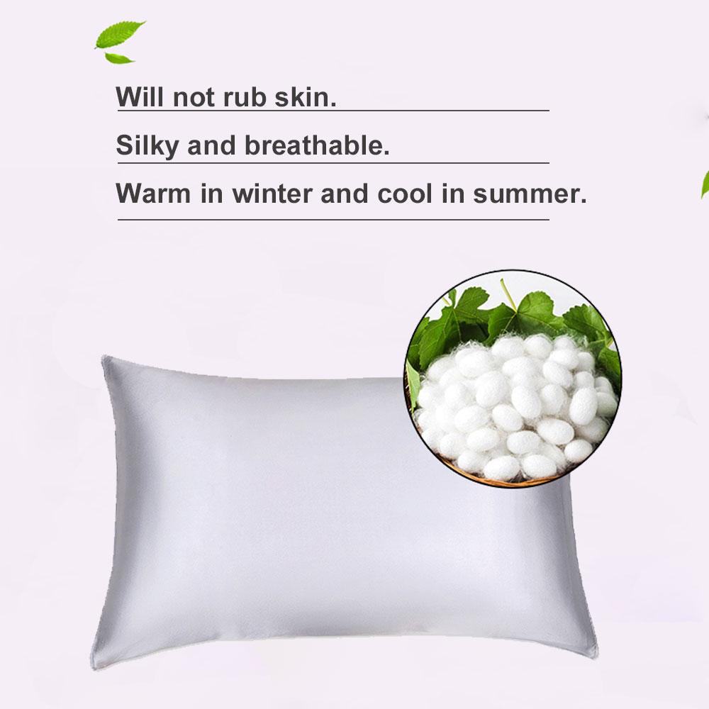 Mingrui Store 9 Colos Ice Silk Pillow Case Silk Pillowcase Standard Silk