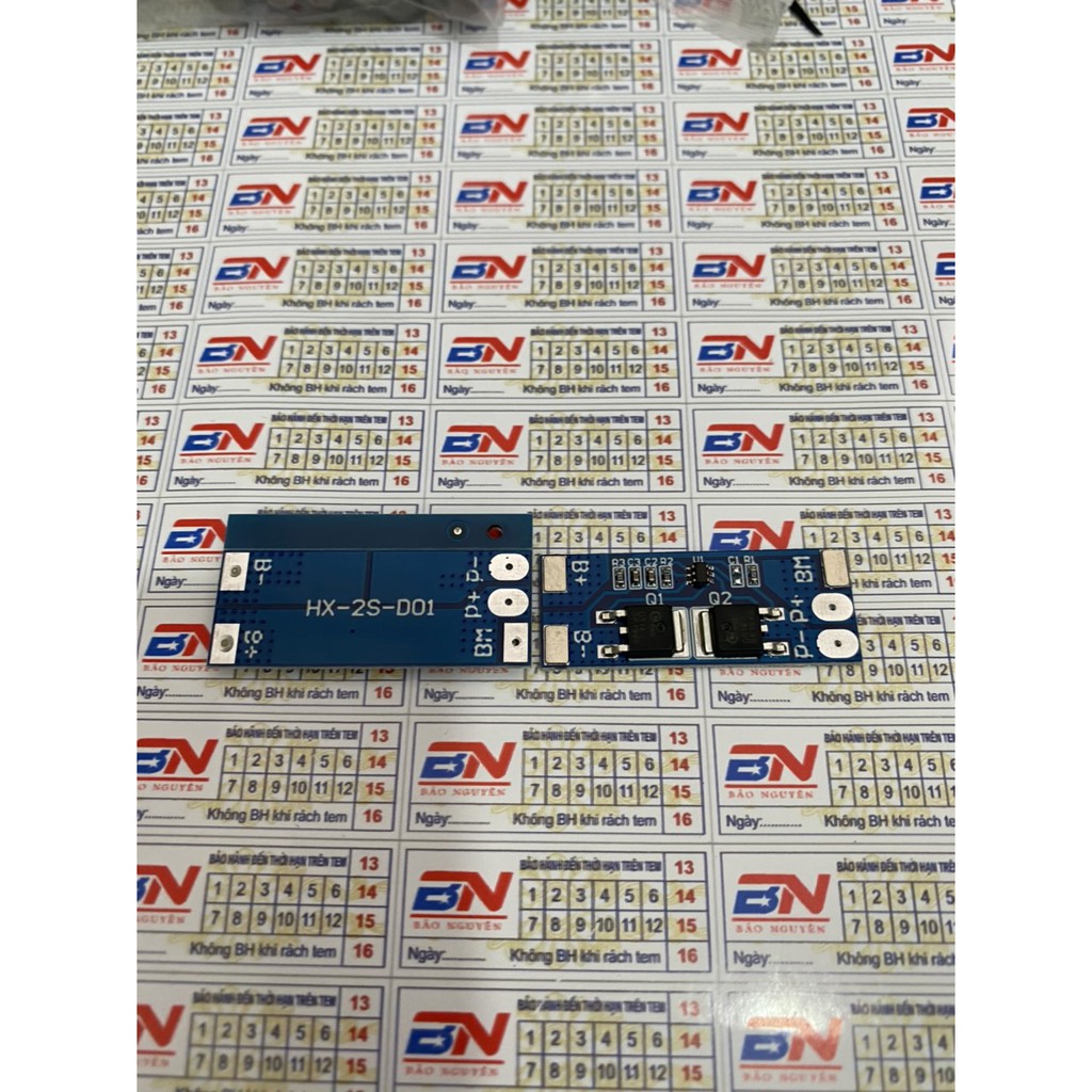 Mạch 2S 8A-15A Bảo Vệ Pin Lithium 18650