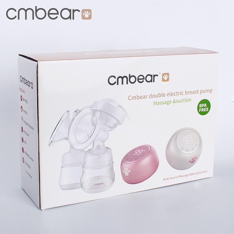 Máy hút sữa điện đôi Cmbear 2019 có pin sạc