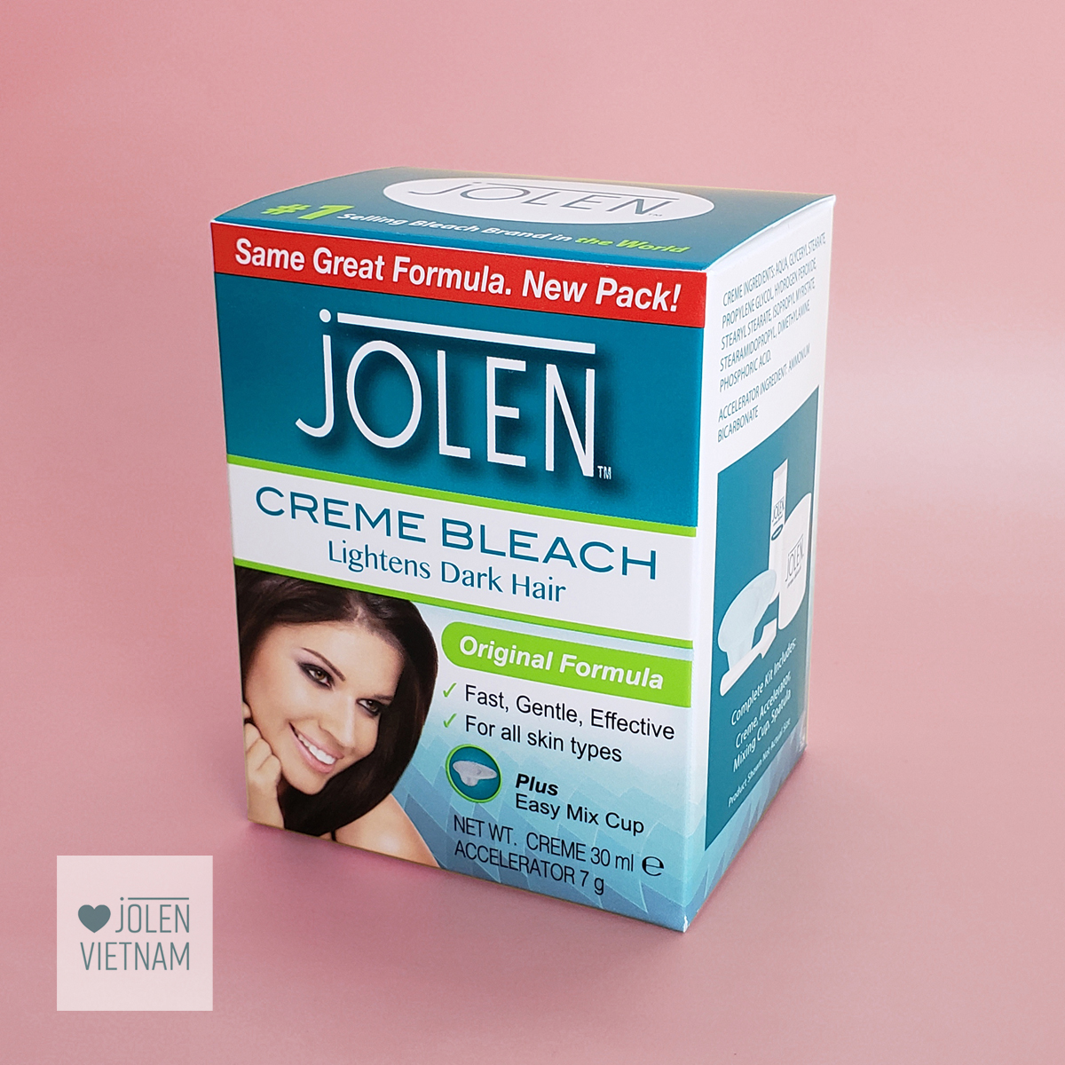Jolen Creme Bleach 37gr Original - UK Imported