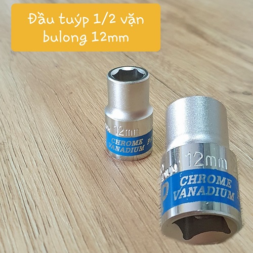 Đầu tuýp 1/2 lục giác dạng đầu chụp size 12mm