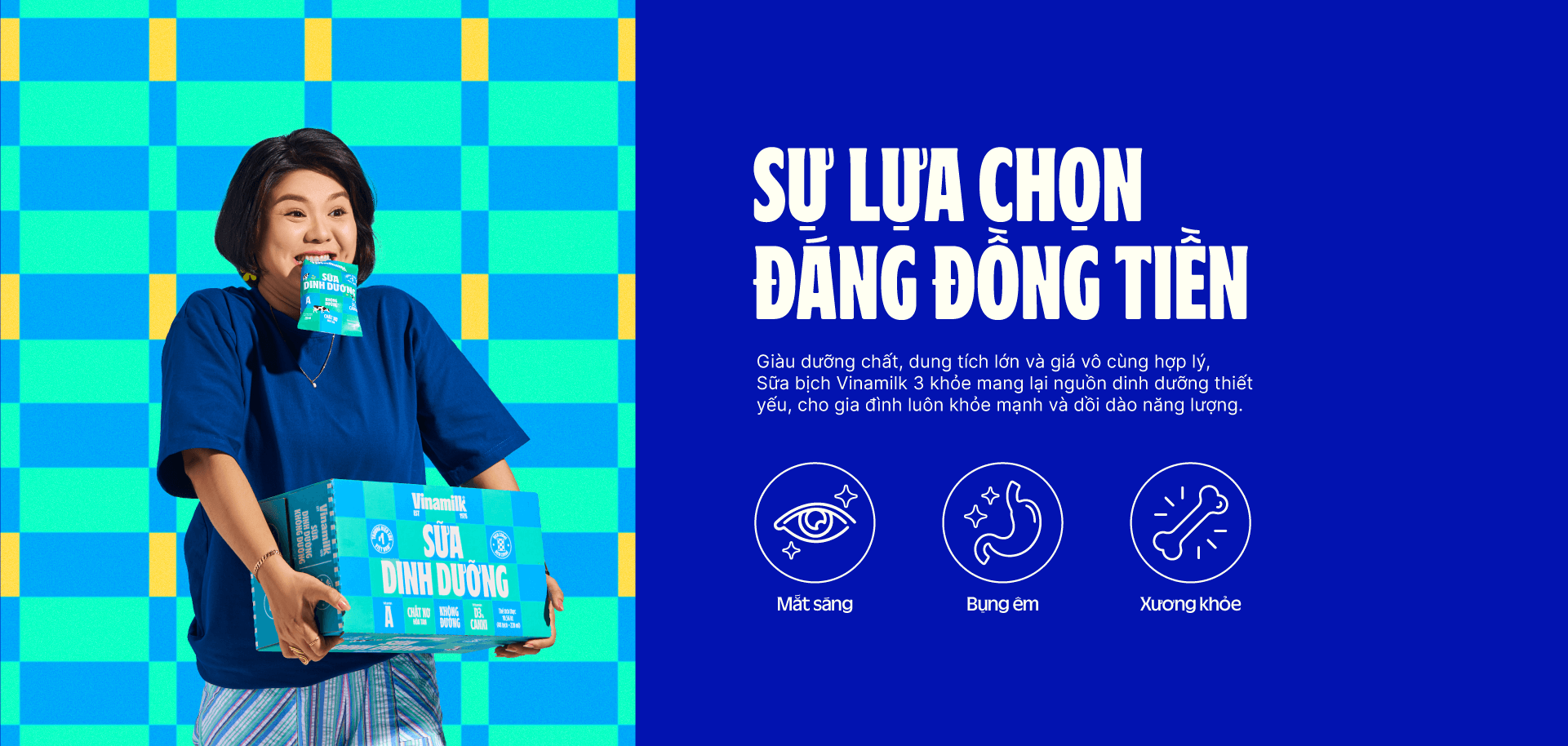 Sữa dinh dưỡng vinamilk bịch 220ml